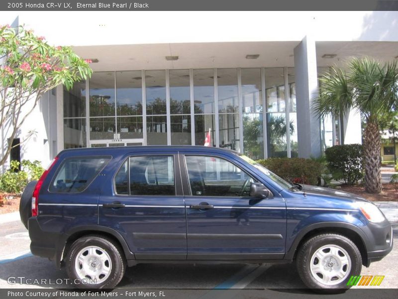 Eternal Blue Pearl / Black 2005 Honda CR-V LX