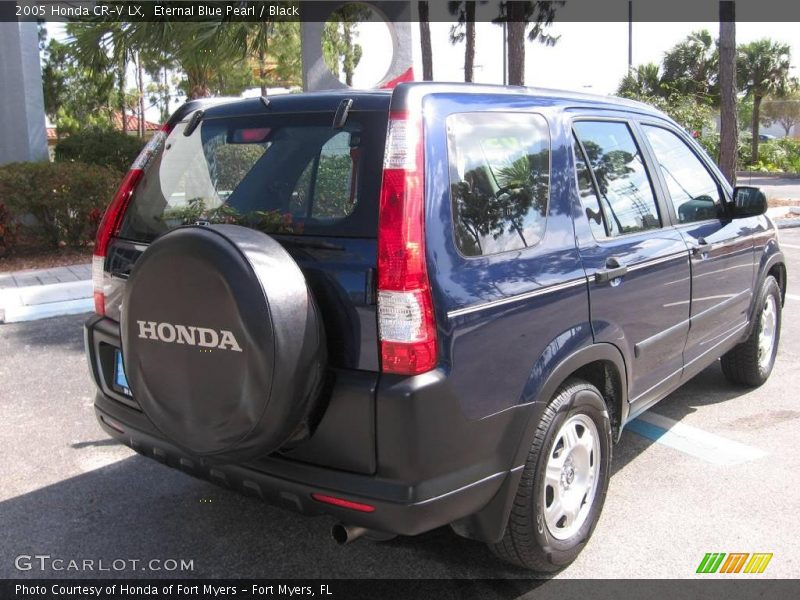 Eternal Blue Pearl / Black 2005 Honda CR-V LX