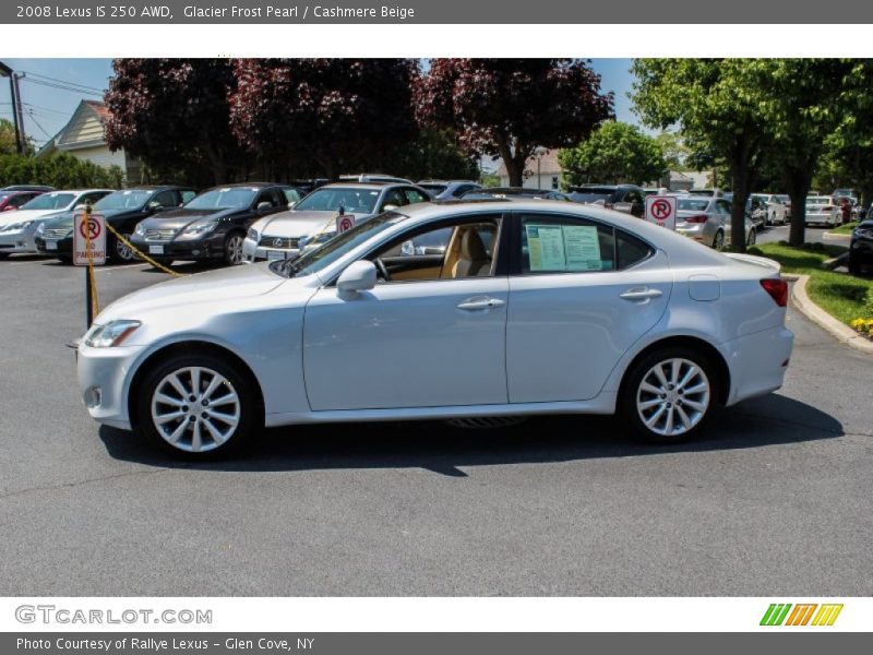 Glacier Frost Pearl / Cashmere Beige 2008 Lexus IS 250 AWD