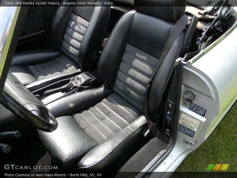 Front Seat of 1992 Spider Veloce
