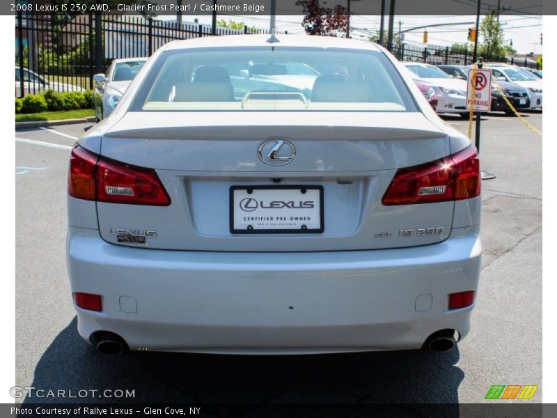 Glacier Frost Pearl / Cashmere Beige 2008 Lexus IS 250 AWD