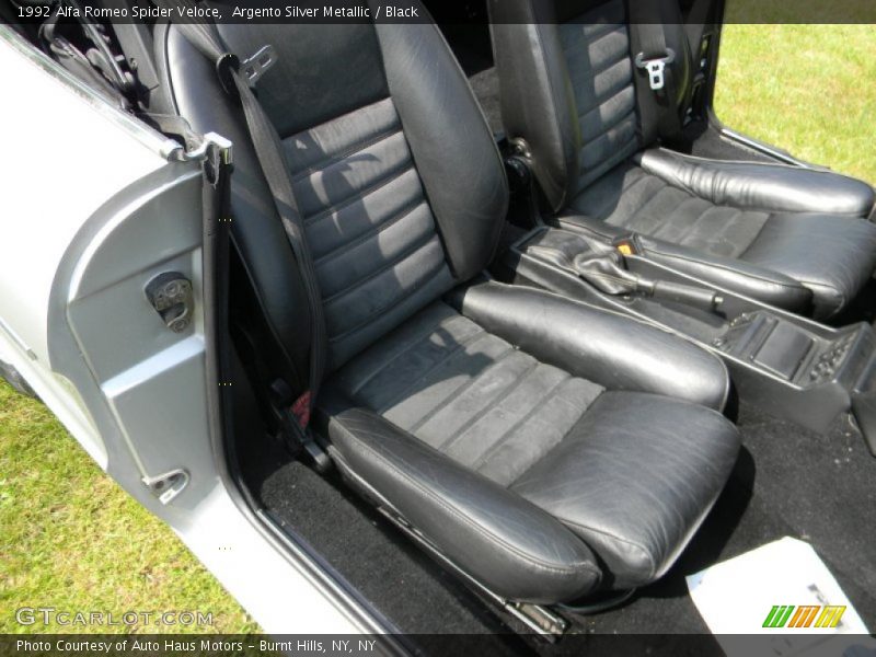 Front Seat of 1992 Spider Veloce