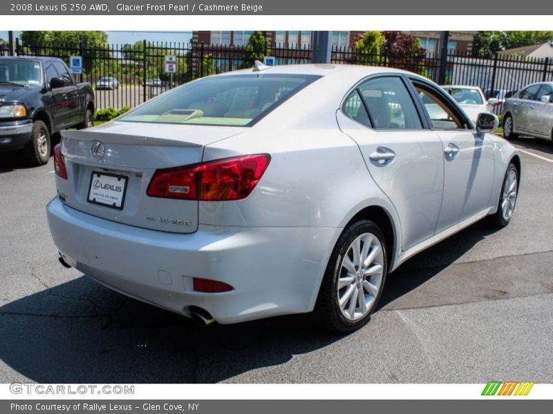 Glacier Frost Pearl / Cashmere Beige 2008 Lexus IS 250 AWD