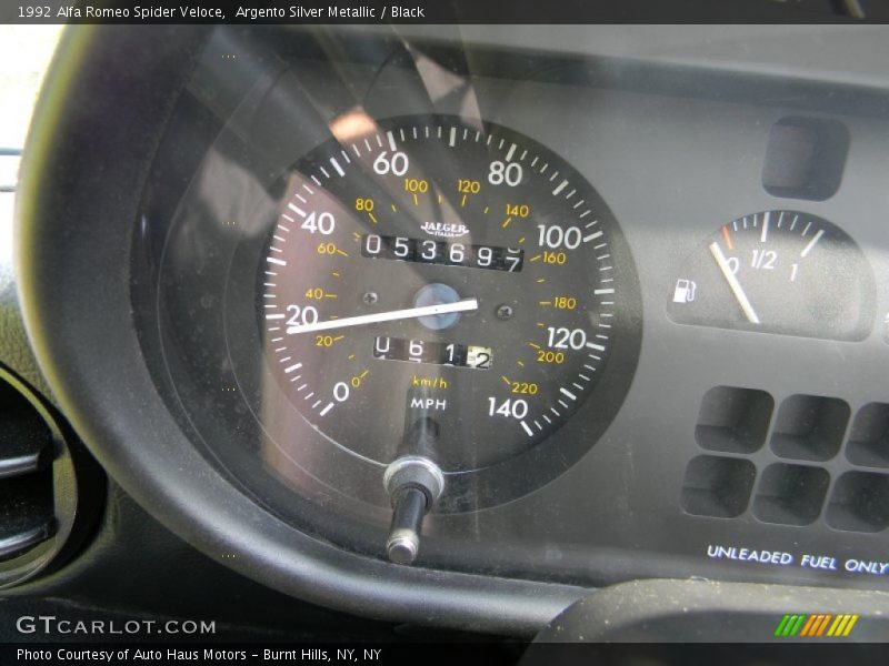  1992 Spider Veloce Veloce Gauges