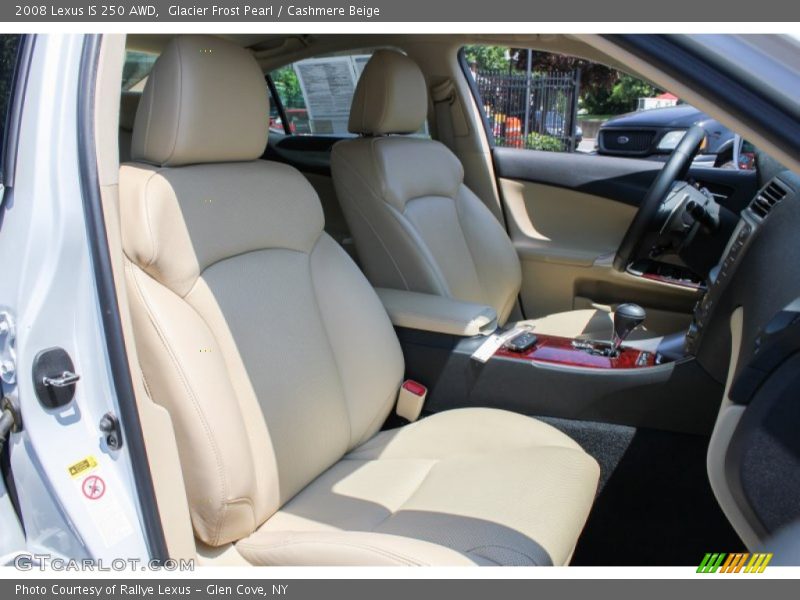 Glacier Frost Pearl / Cashmere Beige 2008 Lexus IS 250 AWD