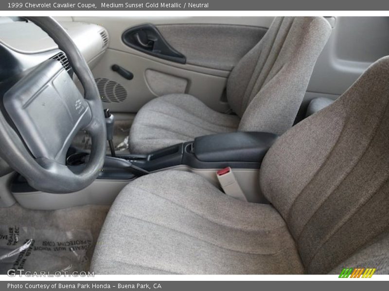 Medium Sunset Gold Metallic / Neutral 1999 Chevrolet Cavalier Coupe