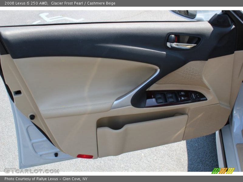 Glacier Frost Pearl / Cashmere Beige 2008 Lexus IS 250 AWD