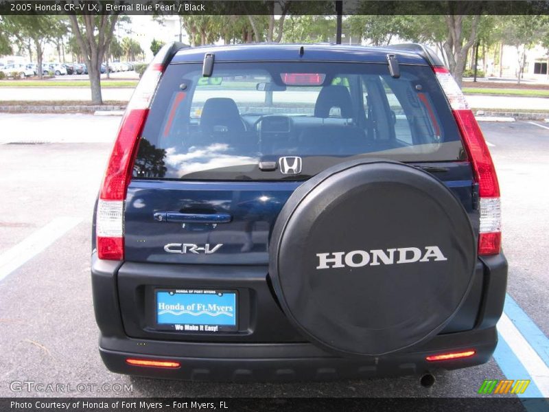 Eternal Blue Pearl / Black 2005 Honda CR-V LX