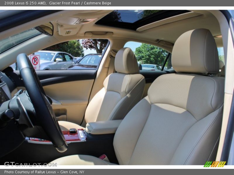 Glacier Frost Pearl / Cashmere Beige 2008 Lexus IS 250 AWD