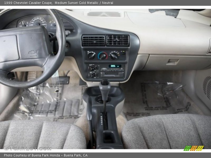 Medium Sunset Gold Metallic / Neutral 1999 Chevrolet Cavalier Coupe