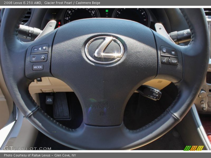Glacier Frost Pearl / Cashmere Beige 2008 Lexus IS 250 AWD
