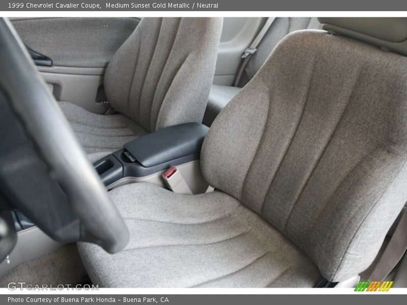Medium Sunset Gold Metallic / Neutral 1999 Chevrolet Cavalier Coupe