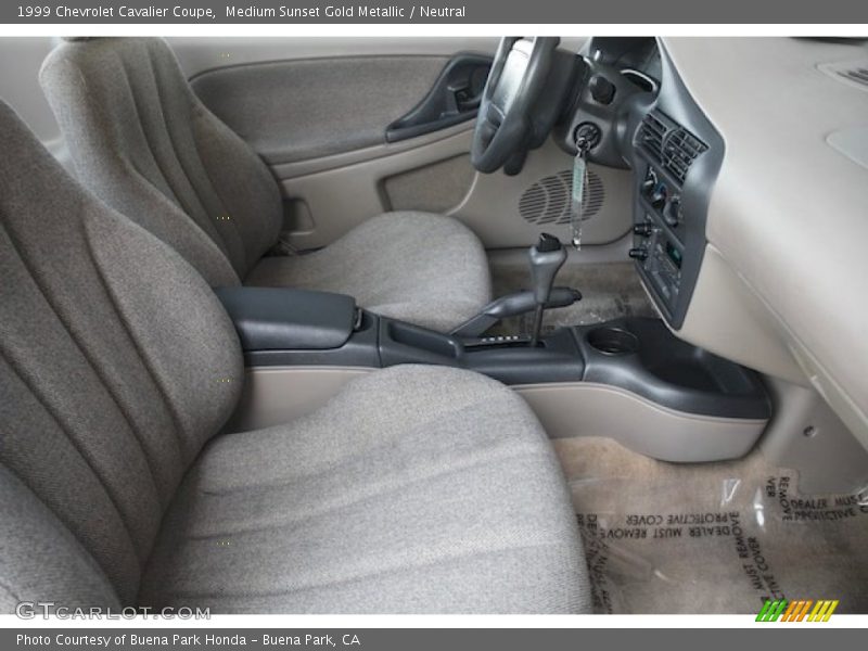 Medium Sunset Gold Metallic / Neutral 1999 Chevrolet Cavalier Coupe