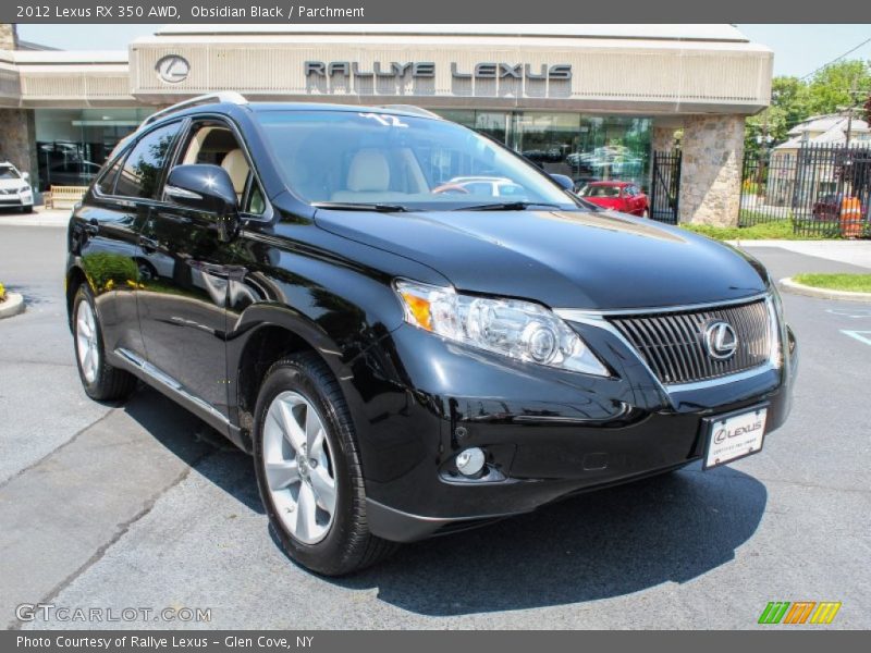 Obsidian Black / Parchment 2012 Lexus RX 350 AWD