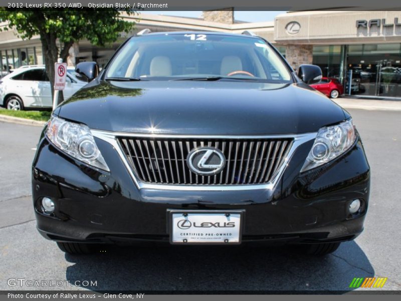 Obsidian Black / Parchment 2012 Lexus RX 350 AWD
