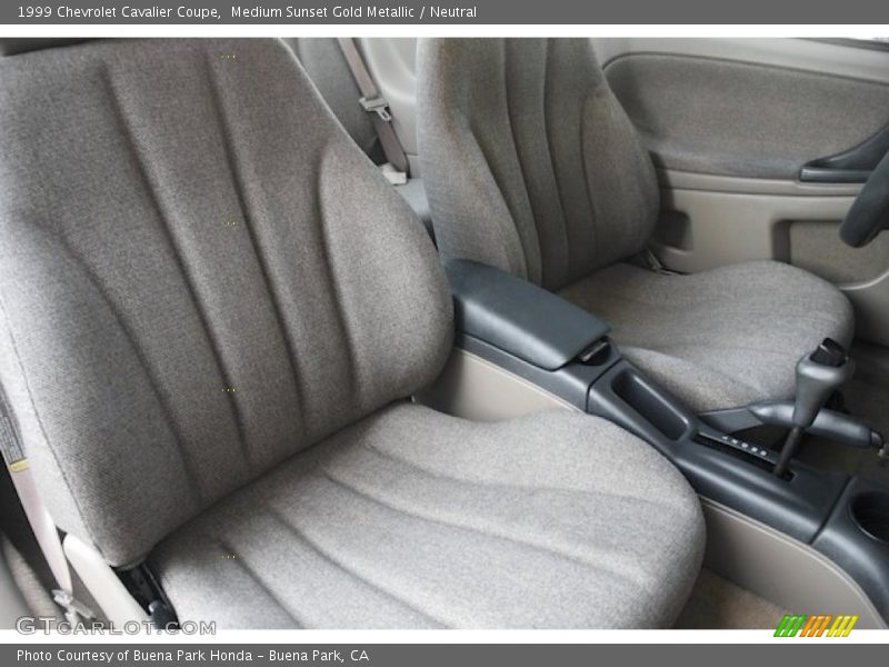 Medium Sunset Gold Metallic / Neutral 1999 Chevrolet Cavalier Coupe