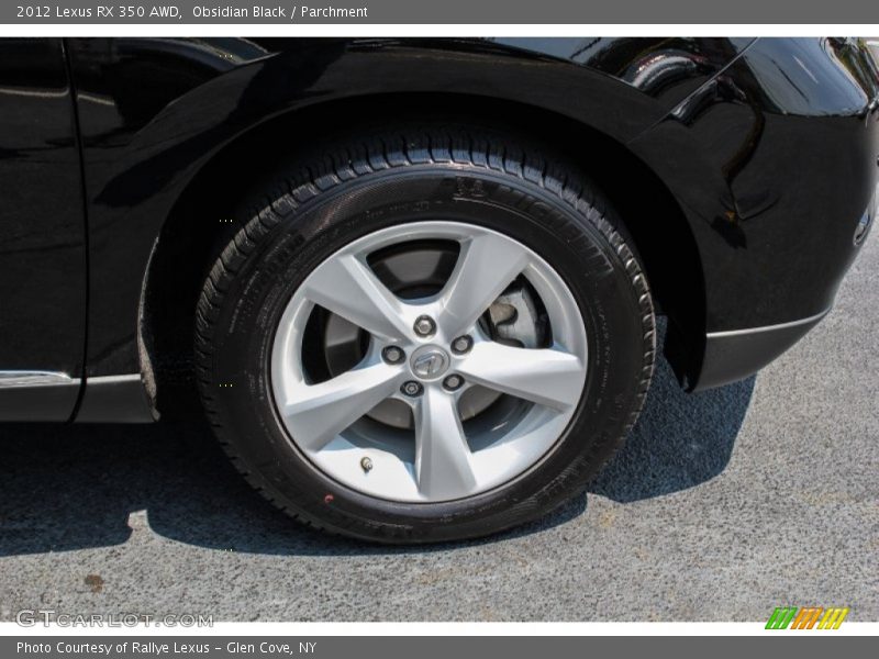 Obsidian Black / Parchment 2012 Lexus RX 350 AWD