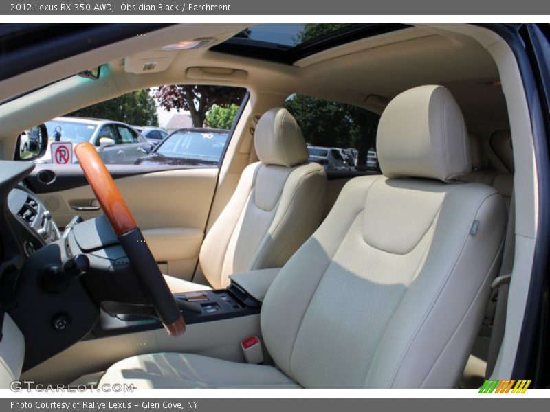 Obsidian Black / Parchment 2012 Lexus RX 350 AWD