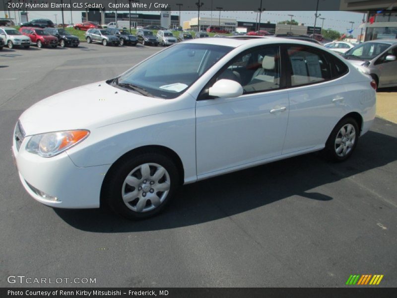 Front 3/4 View of 2007 Elantra GLS Sedan