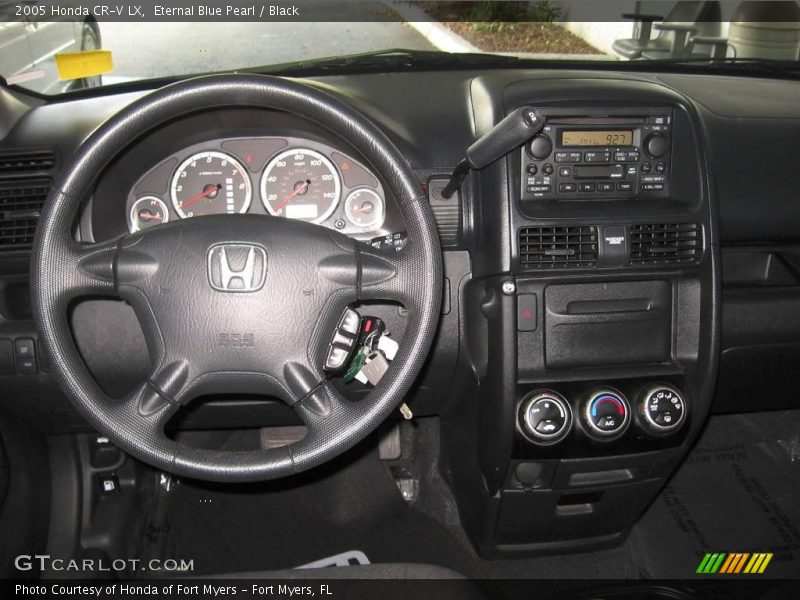 Eternal Blue Pearl / Black 2005 Honda CR-V LX