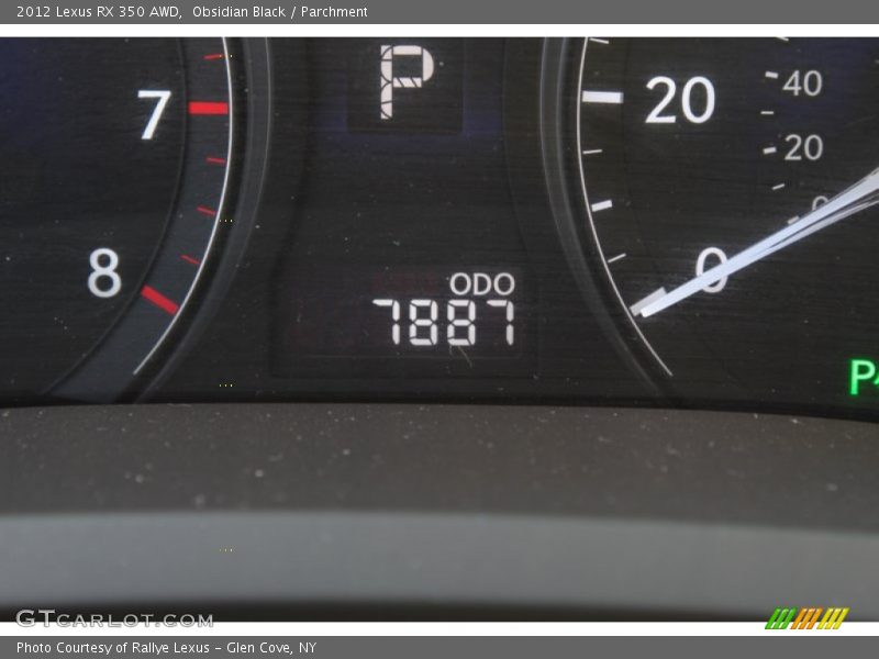Obsidian Black / Parchment 2012 Lexus RX 350 AWD