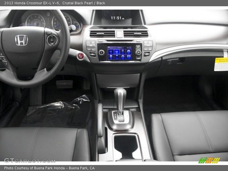 Crystal Black Pearl / Black 2013 Honda Crosstour EX-L V-6