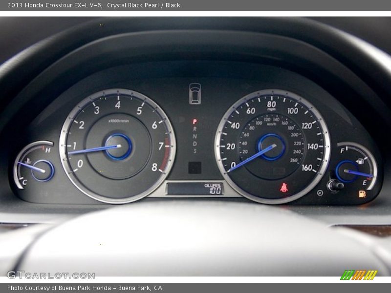 Crystal Black Pearl / Black 2013 Honda Crosstour EX-L V-6