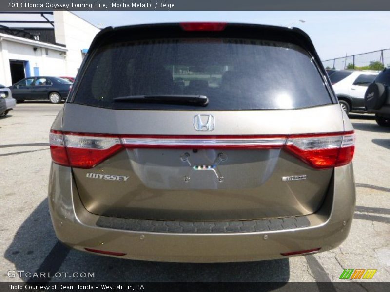 Mocha Metallic / Beige 2013 Honda Odyssey Touring Elite