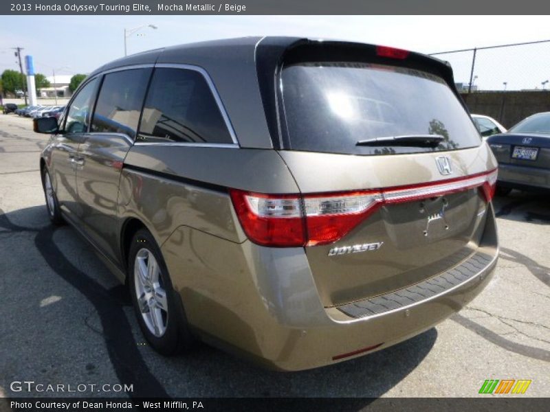 Mocha Metallic / Beige 2013 Honda Odyssey Touring Elite