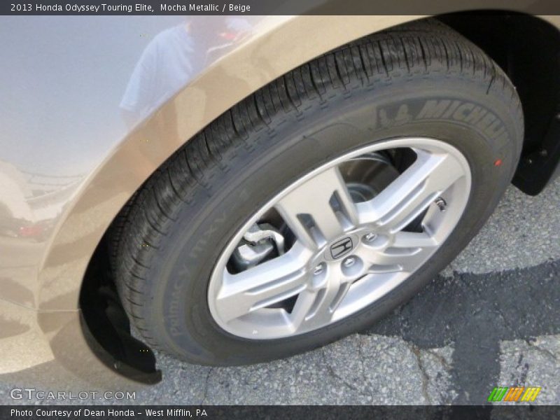 Mocha Metallic / Beige 2013 Honda Odyssey Touring Elite