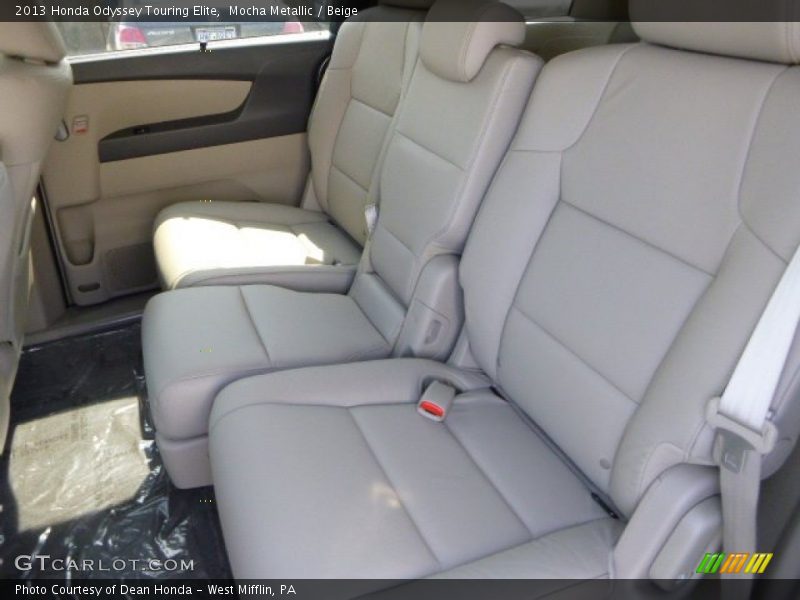 Mocha Metallic / Beige 2013 Honda Odyssey Touring Elite