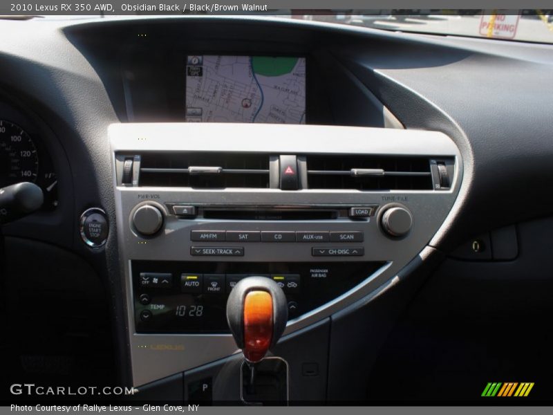 Obsidian Black / Black/Brown Walnut 2010 Lexus RX 350 AWD
