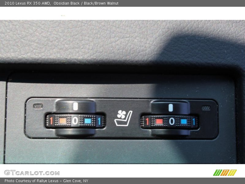 Obsidian Black / Black/Brown Walnut 2010 Lexus RX 350 AWD