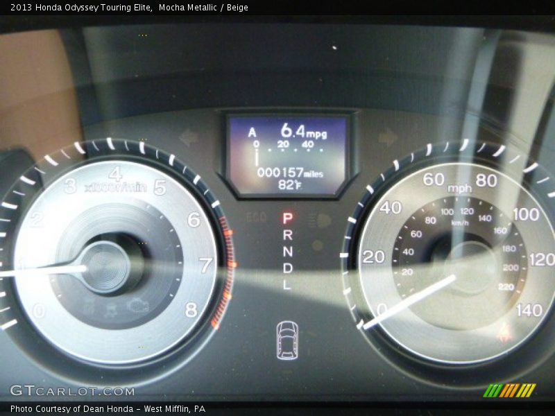 Mocha Metallic / Beige 2013 Honda Odyssey Touring Elite