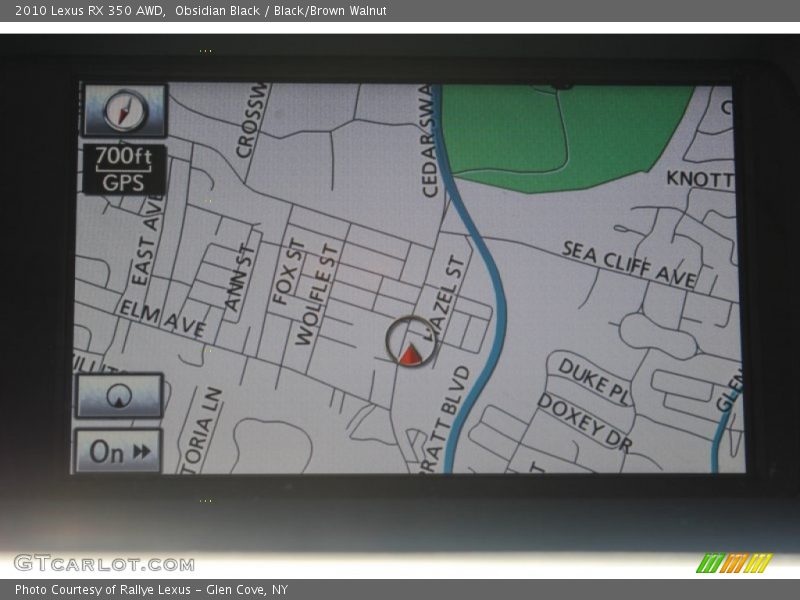 Obsidian Black / Black/Brown Walnut 2010 Lexus RX 350 AWD
