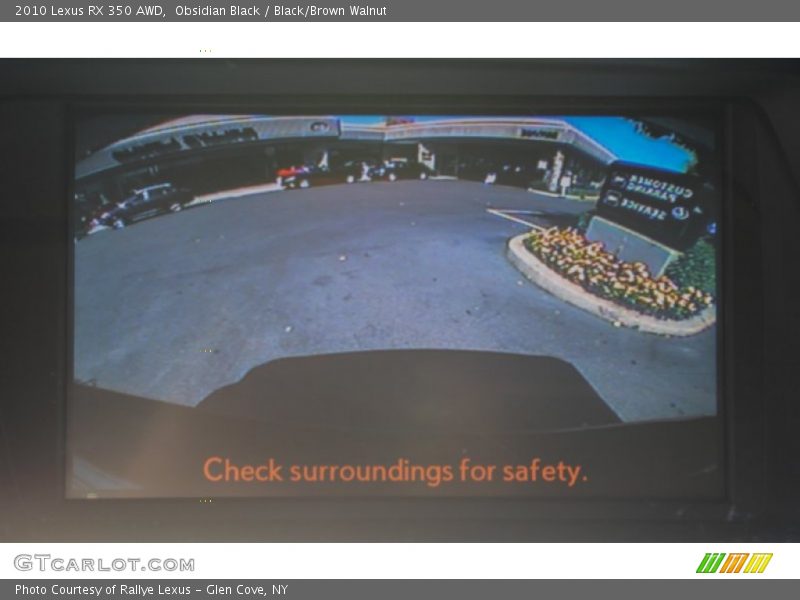 Obsidian Black / Black/Brown Walnut 2010 Lexus RX 350 AWD