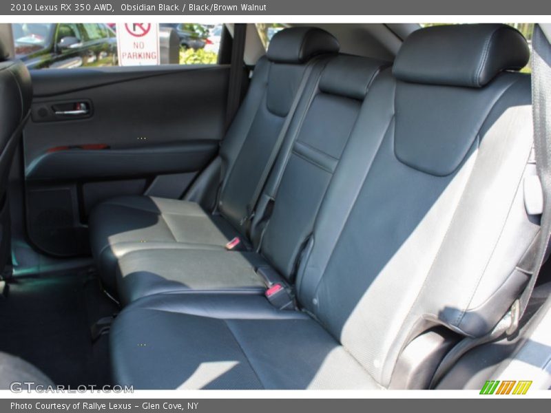 Obsidian Black / Black/Brown Walnut 2010 Lexus RX 350 AWD