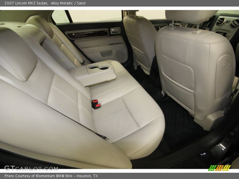 Rear Seat of 2007 MKZ Sedan