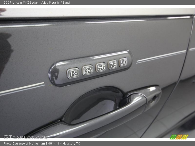 Alloy Metallic / Sand 2007 Lincoln MKZ Sedan