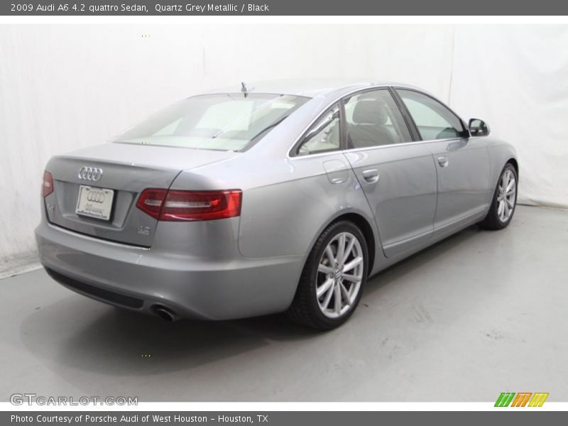 Quartz Grey Metallic / Black 2009 Audi A6 4.2 quattro Sedan