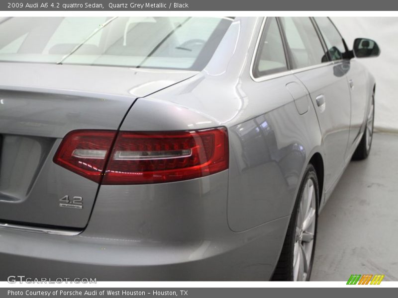 Quartz Grey Metallic / Black 2009 Audi A6 4.2 quattro Sedan