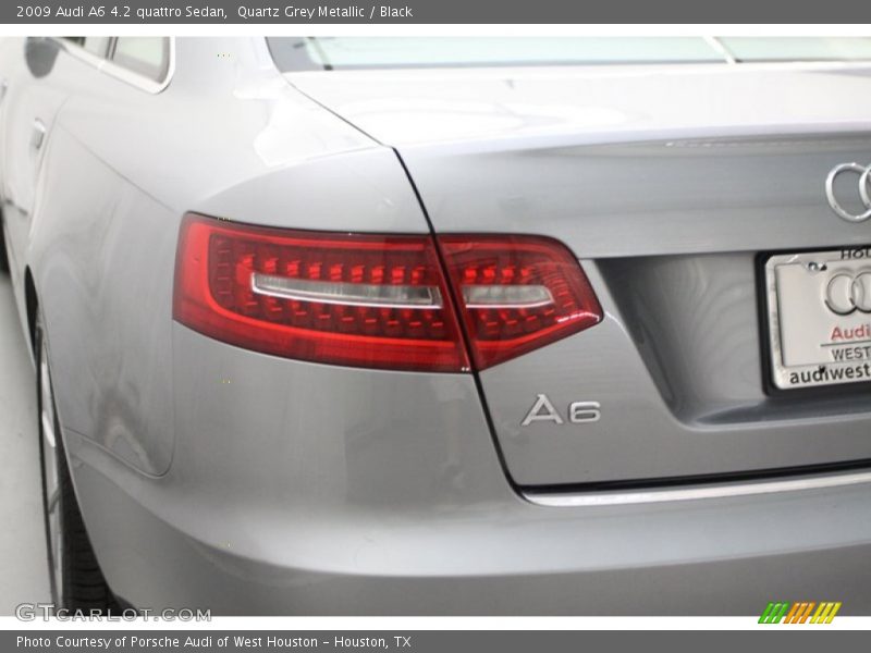 Quartz Grey Metallic / Black 2009 Audi A6 4.2 quattro Sedan