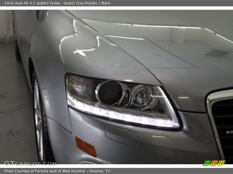 Quartz Grey Metallic / Black 2009 Audi A6 4.2 quattro Sedan