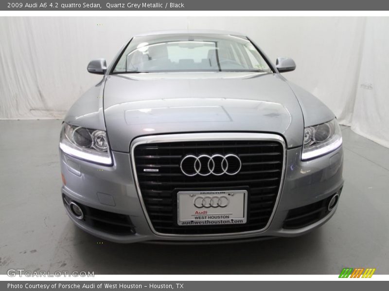Quartz Grey Metallic / Black 2009 Audi A6 4.2 quattro Sedan