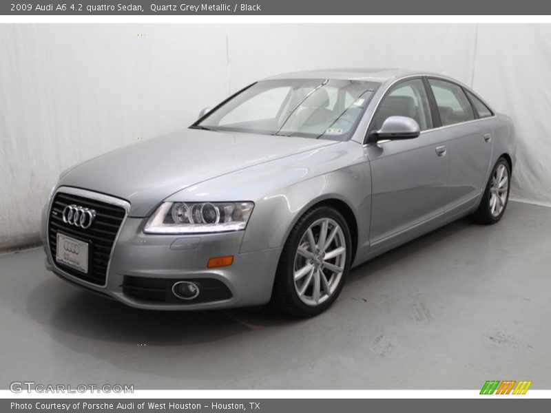 Quartz Grey Metallic / Black 2009 Audi A6 4.2 quattro Sedan