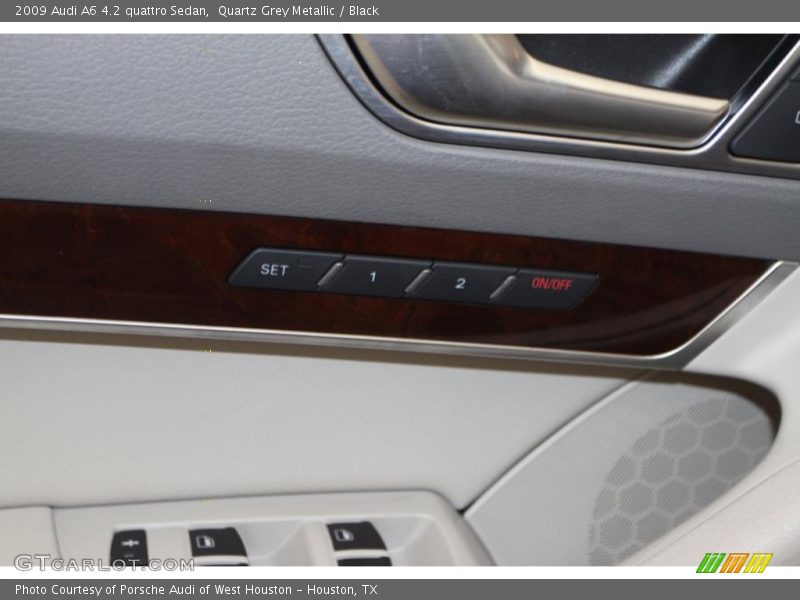 Quartz Grey Metallic / Black 2009 Audi A6 4.2 quattro Sedan