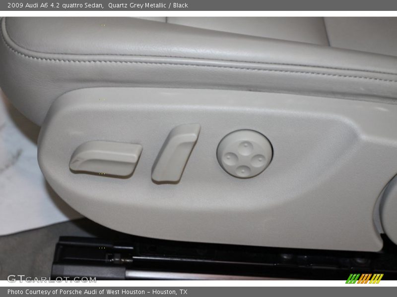 Quartz Grey Metallic / Black 2009 Audi A6 4.2 quattro Sedan