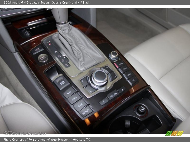 Quartz Grey Metallic / Black 2009 Audi A6 4.2 quattro Sedan