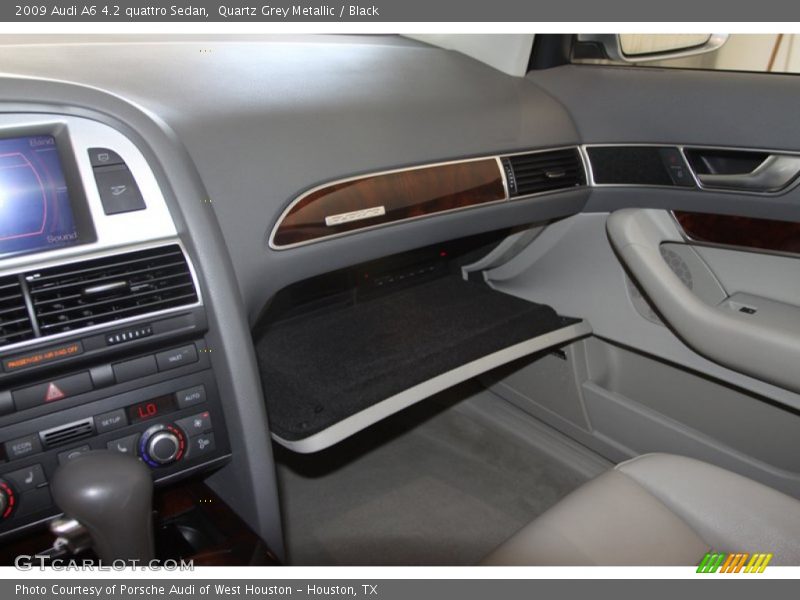 Quartz Grey Metallic / Black 2009 Audi A6 4.2 quattro Sedan