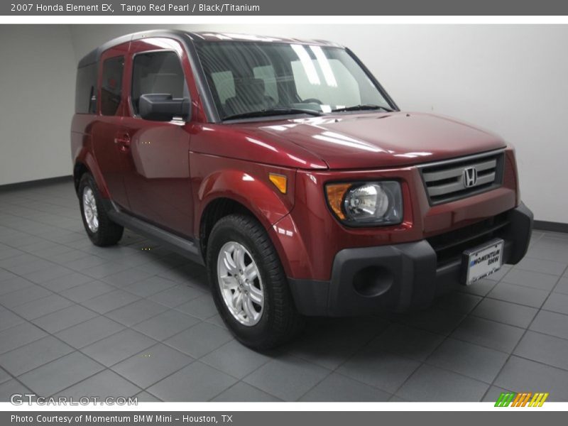 Tango Red Pearl / Black/Titanium 2007 Honda Element EX